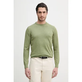 Dámský svetr Bavlněný svetr Barbour Essentials MKN0932 zelená 77X, vel. S