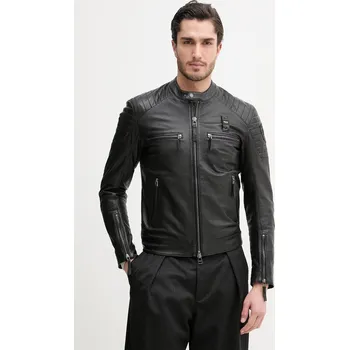 Kožená bunda Blauer CROSSLAND BLUL02440 černá 99X, vel. 2XL