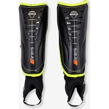 Chránič nohou GRAYS Chránič holeně na pozemní hokej Shield XS ČERNÁ|ŽLUTÁ