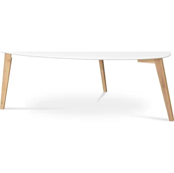 Konferenční stolek Autronic AF-1184 WT bambus/bílý