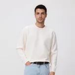 Reserved - Mikina regular z bavlny - krémová - 532EF-01X - 532EF-01X-XL