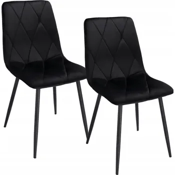 Jídelní židle Židle Jumi samet černá 1 ks