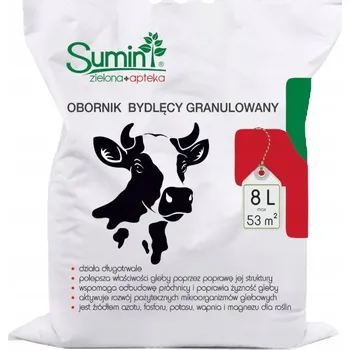 Hnojivo Sumin hovězí hnůj granulovaný přírodní hnojivo 8 l