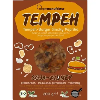 Tempehmanufaktur Tempeh burger uzená paprika 200 g bio