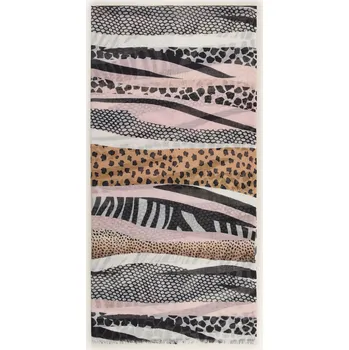 Šála Codello Dámská Šála, černá / světle růžová / světle šedá, one...