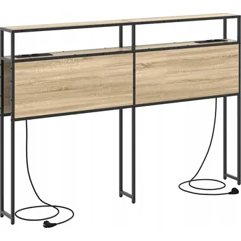 Ložnice Úložné čelo postele s policí dub sonoma 160 cm Kompozitní dřevo