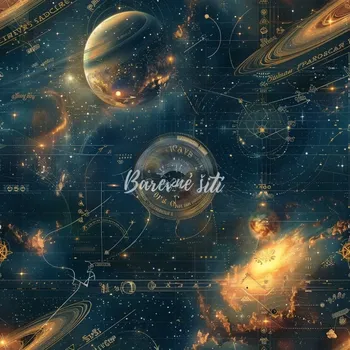 Galanterie Úplet, Vesmírná mapa (E) (Top kvalitní úplet Bella digitisk)