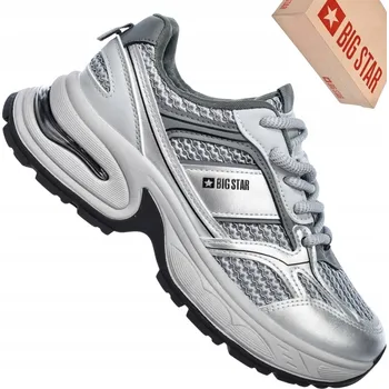 Dámské tenisky Dámské nízké boty Big Star šedé barvy RR274A193 vel. 37