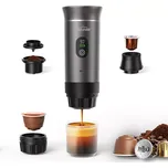 Cestovní kávovar Carclever na espresso 3v1, Nabíjecí, 40- 80 ml