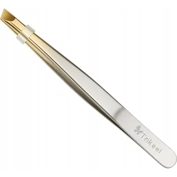 Péče o řasy a obočí PINZETA na obočí kosmetická šikmá seříznutá 3mm nepořezávající jemné okraje