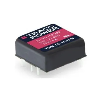 Měnič napětí DC-DC převodník 15W, výstup: ±15V dc ±500mA 1.6kV dc, Vin 9→ 18 V stejnosm