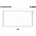 Ojniční ložisko GLYCO 71-3426/6 STD