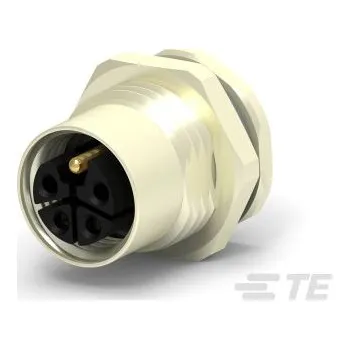 Elektrický konektor Kulatý konektor, počet kontaktů: 2, Panel, velikost: M12 TE Connectivity, pohlaví kontaktu: Vnitřní, orientace těla: