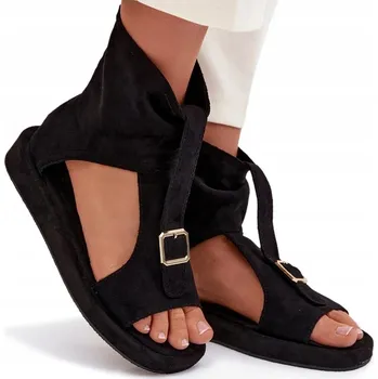 Dámské sandále Butosklep dámské sandály NN624 BLACK platforma, velikost 38