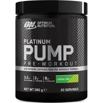 Anabolizér Optimum Nutrition Platinum Pump Pre Workout 380 g citron-limeta