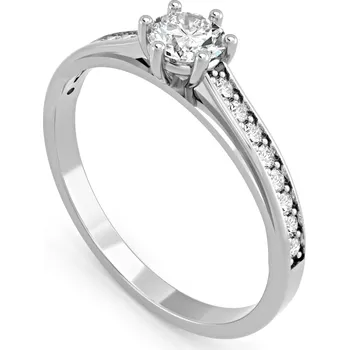 Prsten SOLUNA Podmanivý stříbrný prsten se zirkony BIANA VELIKOST: 54 - ⌀ 17,2 mm