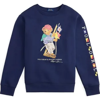 Chlapecká mikina Dětská mikina Polo Ralph Lauren 323A12429001 námořnická modř 59X, vel. 140-149