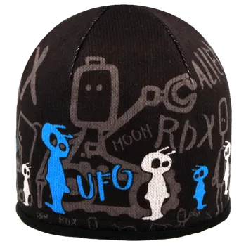 Čepice RDX Zimní čepice UFO, podšívka MERINO, černá (podšívka CLIMAYARN)