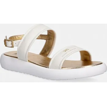 Dívčí sandály Dětské kožené sandály Elisabetta Franchi F4A2.E0583.35.38 béžová 01X, EUR 35