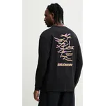 Bavlněné tričko s dlouhým rukávem Salomon LC2833000 černá 99X, vel. M