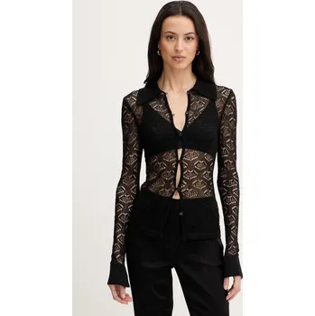 Dámský svetr Kardigan Silvian Heach DIPONDI CVP26006CD černá 99X, vel. XS