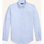 Polo Ralph Lauren Pánská Lněná Košile Custom Fit, tmavě modrá...