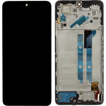 Náhradní díl pro mobilní telefon Displej s rámem pro Xiaomi Redmi Note 12 Pro 4G Black