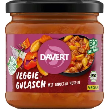 Hotové jídlo Davert Veggie guláš s nočky 330 g bio