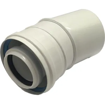 Kouřovod Brilon Serio Koleno spalinové koaxiální, PE/kov 15° 60/100 mm, 52100035