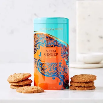 FORTNUM & MASON sušenky se zázvorem 200g v dárkové plechovce