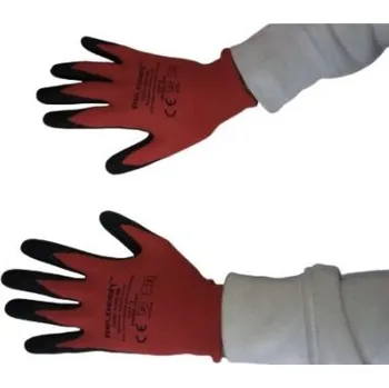 Pracovní rukavice RS PRO Rukavice EN388:2016 4.1.2.1.X, EN 420:2003 plus A1:2009, EU Černá, Červená Ano Polyuretan Ano Ano 9 Nitril