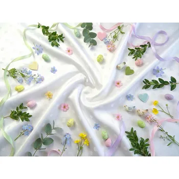 Velikonoční dekorace HEDVA ČESKÝ BROKÁT Odaska 163 SEDMIKRÁSKY bílá