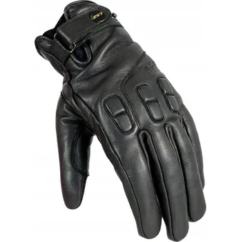 Moto oblečení LS2 KRÁTKÉ KOŽENÉ MOTOCYKLOVÉ RUKAVICE JAZZ MAN GLOVES BLACK S