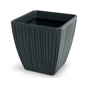 Květináč FERO SQUARE 40 cm - barva: olověná