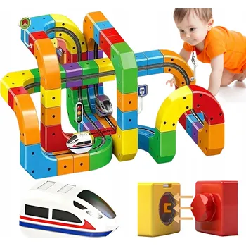 ostatní stavebnice SADA HRAČEK - DRÁHA, STAVEBNICE PRO DĚTI 123X