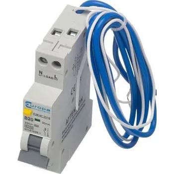 Proudový chránič Proudový chránič RCBO, řada: EUC7R 1P 10A Montáž na lištu DIN vypínací citlivost 30mA, rozsah: EUC7R