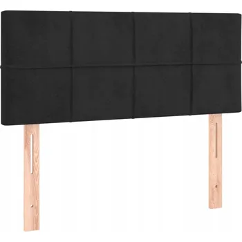 VidaXL Čelo postele, černé, 100x5x78/88 cm