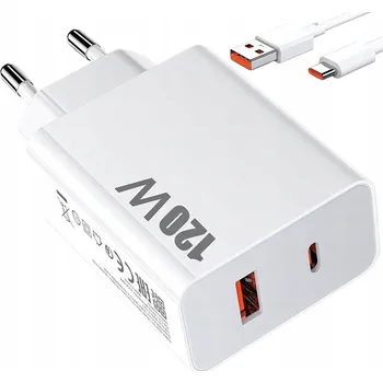 Síťová nabíječka USB typ C pro Xiaomi 6000 mA 240 V bílá