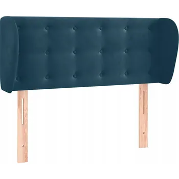 VidaXL Čelo postele s ušima, tmavě modré,