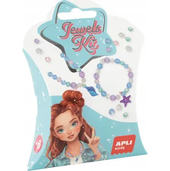kreativní sada Sada na výrobu náhrdelníků a náramků DIY Kit Apli Kids - Mušle