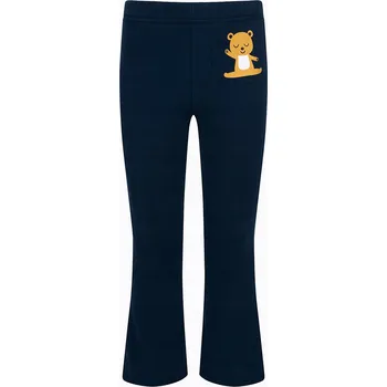 Dámské legíny Dívčí legíny dlouhé, rozšířené legíny granátové zvony 164 Yoga Bear Endo