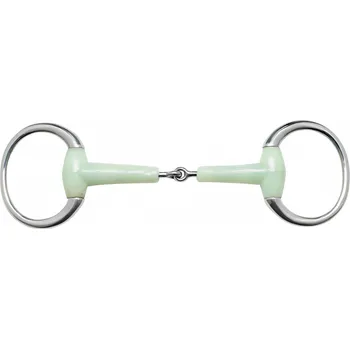 Jezdectví BUSSE Udidlo olivové jednou lomené Flexi BUSSE, ochucené, 19 mm 14,5 cm