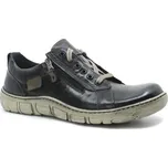 KACPER 1-1287 864+865 ciemny zielony, pánské polobotky vel.42 (pánské kožené polobotky Kacper)