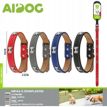 Obojek pro psa Obojek pro psa s ozdobnými kostmi, šířka 3 cm