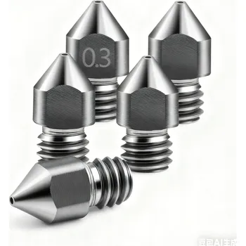 3D tisk MK8 TRYSKY 5 KS. Z TVRZENÉHO WOLFRAMU OCEL ENDER 3 ENDER S1 CR-10, PRECIZNÍ