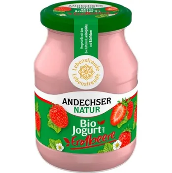 Andechser Natur Jogurt jahoda 500 g bio Množství: 3 ks
