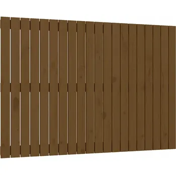 Nástěnné čelo postele medově hnědé 127,5x3x90 cm Hnědá 824891