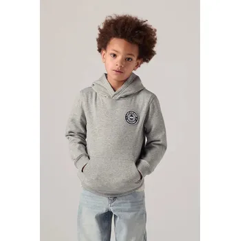 Chlapecká mikina Dětská mikina Levi's MODERN CREST HOODIE 8EP587 šedá 09X, vel. 98