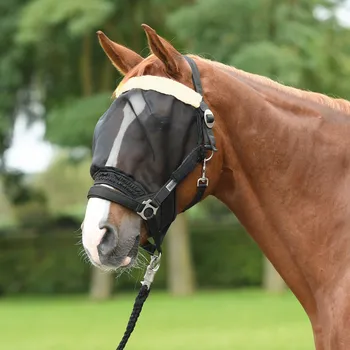 Koňská maska proti hmyzu BUSSE Maska proti hmyzu Combi BUSSE, na ohlávku, černá EXTRA FULL
