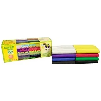 Sada nádobí Ökonorm Barevná plastelína 8 barev 500g eco ECO
